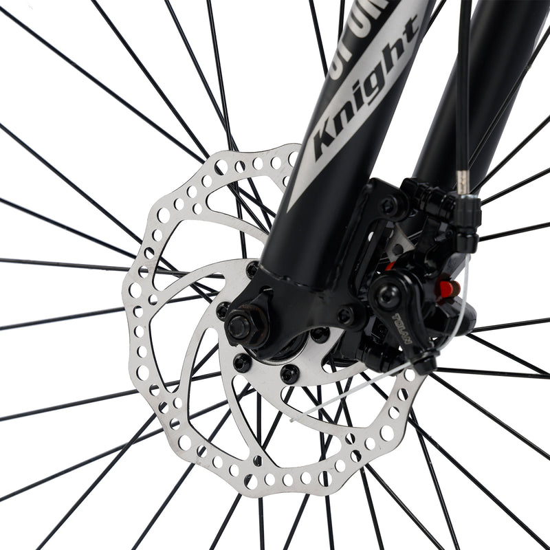 24" Spoke Wheel 24 Speed Mountain Bicycle Adult Bike MTB w/ fender Red+Yellow