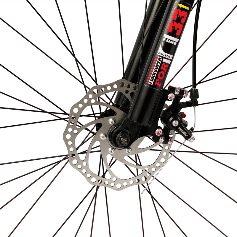 26" 21 speed Mountain Bike Double Disc Brake Thumb Shifter Unisex Teenagers MTB MTB 21 speed 26 inches Mountain Bike Double Disc Brake Unisex Teenagers Bicycle