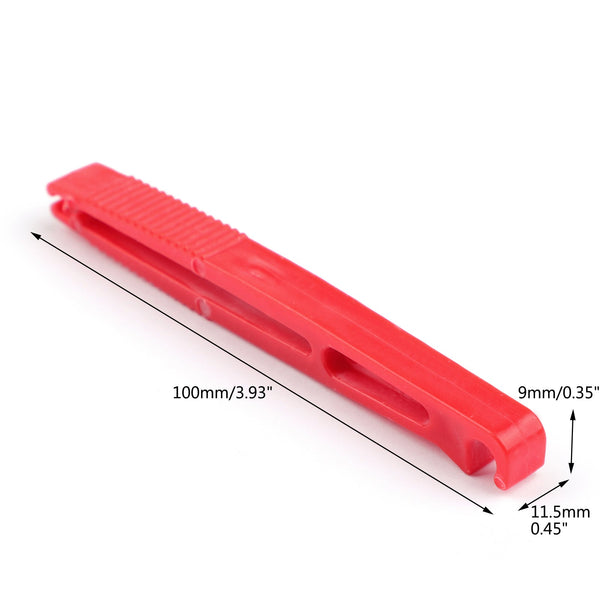 6 × Fuse Puller Car Automotive Medium Blade Tubular Fuse Extractor Red