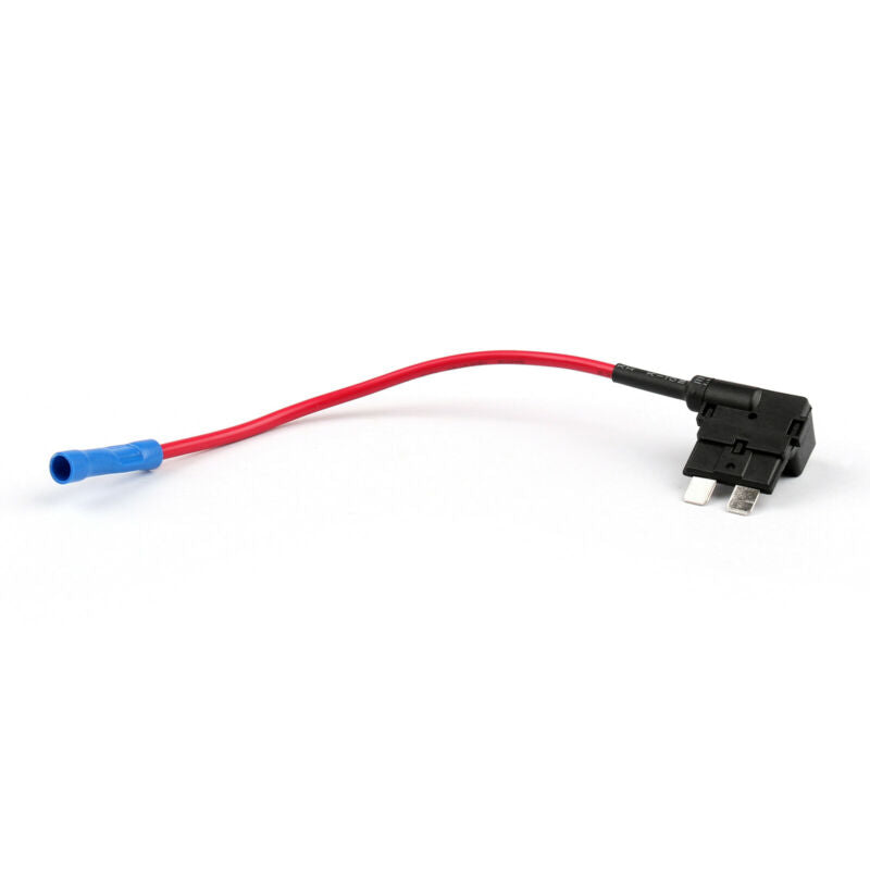 Tap Fuse Holder 5-Piece Standard Blade Back Car 10A Add Circuit Fuse ACU With