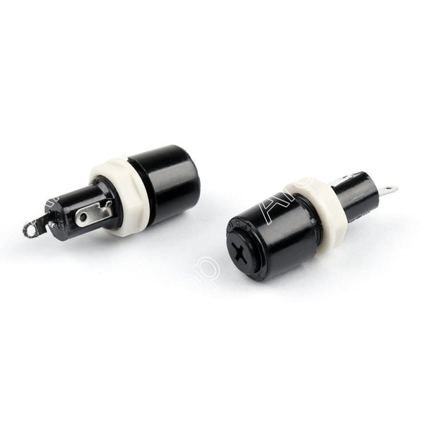 MF-528 Panel Mounting Fuse Holder 5mm x 20mm Chassis Mount Power 10A 250V