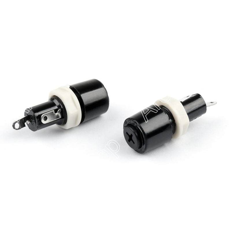 MF-528 Panel Mounting Fuse Holder 5mm x 20mm Chassis Mount Power 10A 250V