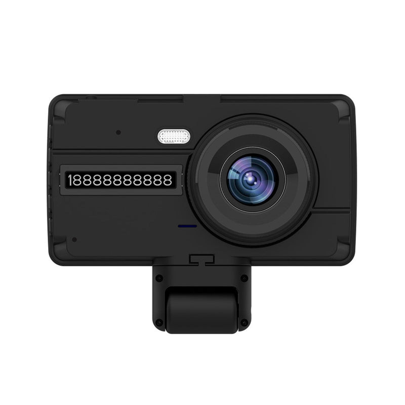 Dual Lens Car DVR Dash Cam HD 1080P 4" IPS Screen Front Rear Camera Night Vision