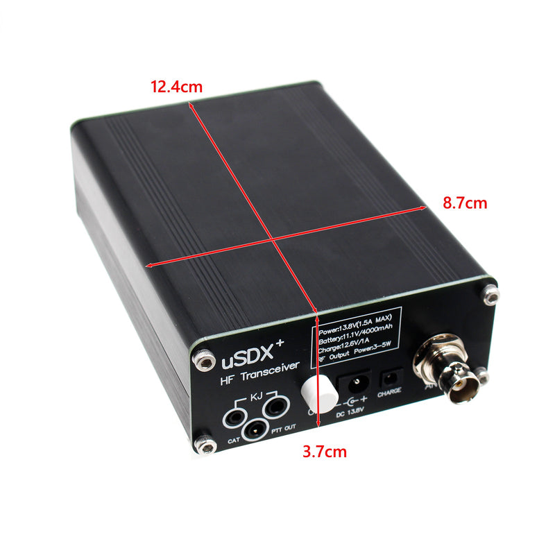 Usdr usdx+ Plus Transceiver SDR QRP CW All Mode 8 Band w/Power Adapter US Plug Generic