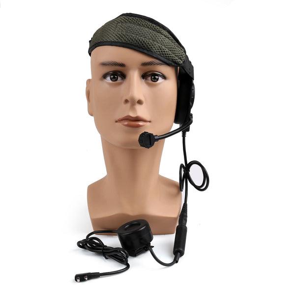 HD-03 Z Tactical Bowman Evo III Headset U94 PTT For Kenwood BaoFeng UV-5R Radio