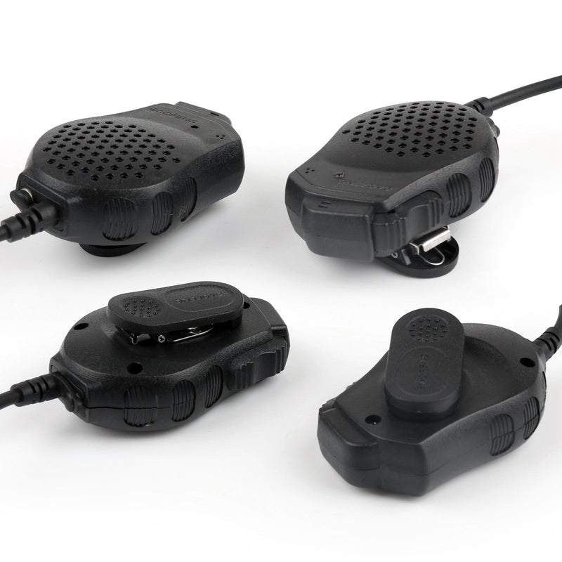 1x Dual Push-To-Talk PTT Speaker Mic For Baofeng UV82 L UV8 D UV5R A Two Way
