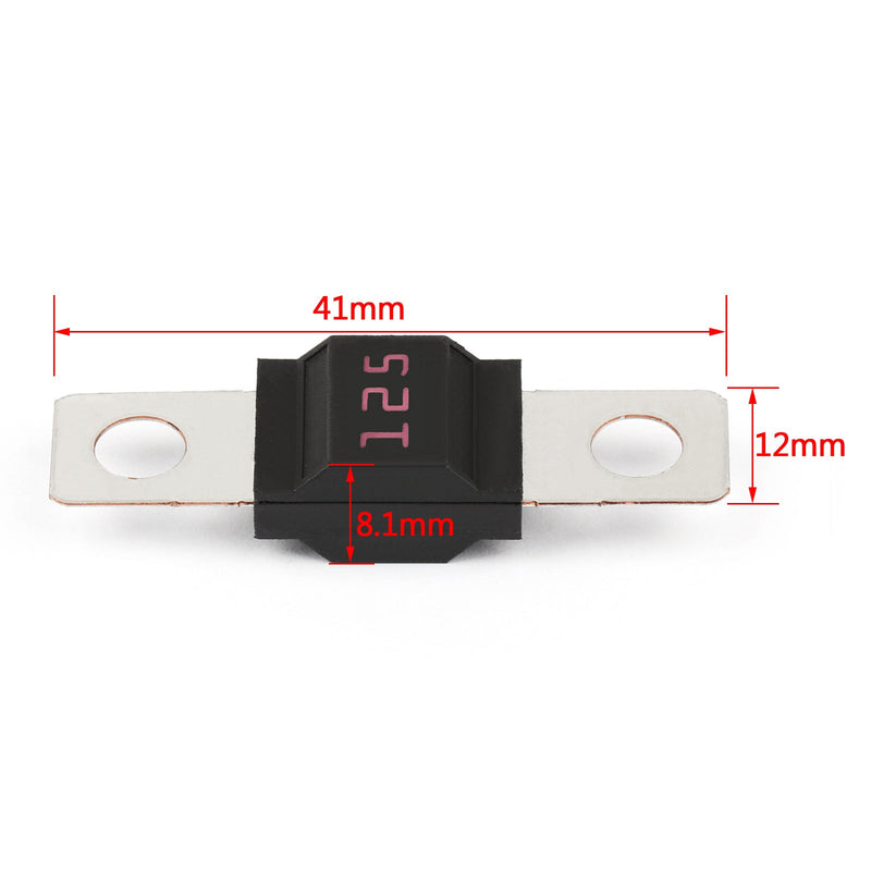 4Pcs MIDI Bolt Car Fuse Mini ANS Car Audio Power High Current Fuses 32V/125A