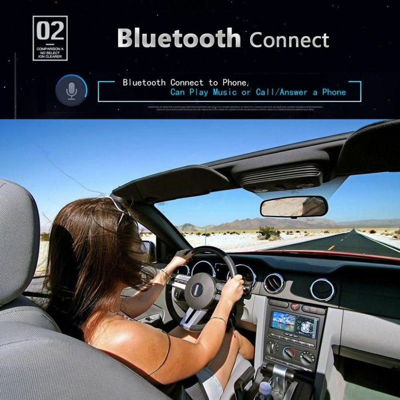 4.1 Inches HD 1DIN Bluetooth In-Dash Car Stereo Radio MP5 Player FM with Camera