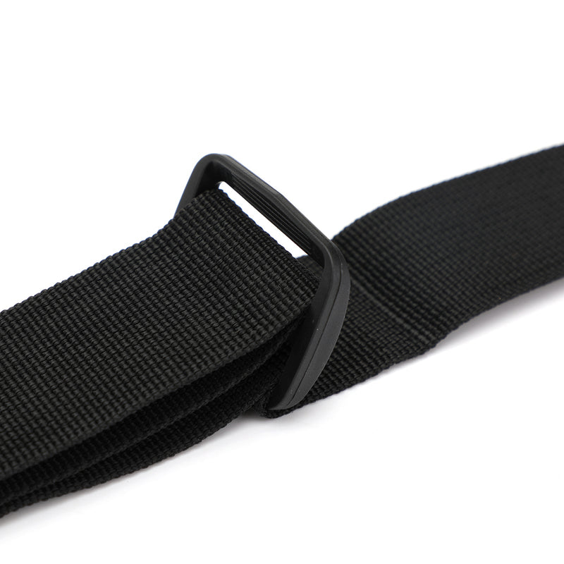 2PCS Multifunctional Adjustable Walkie Talkie Nylon Waist Outdoor Belt Black