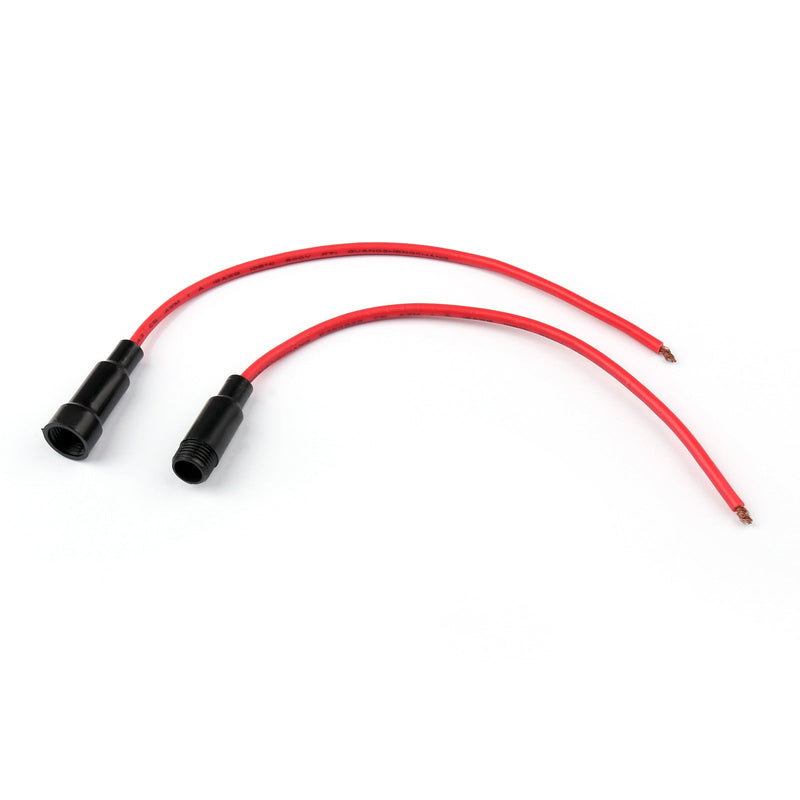 5Pcs 6x30mm AGC Glass Fuse Holder In-line Screw Type With 16 AWG Wire Cable