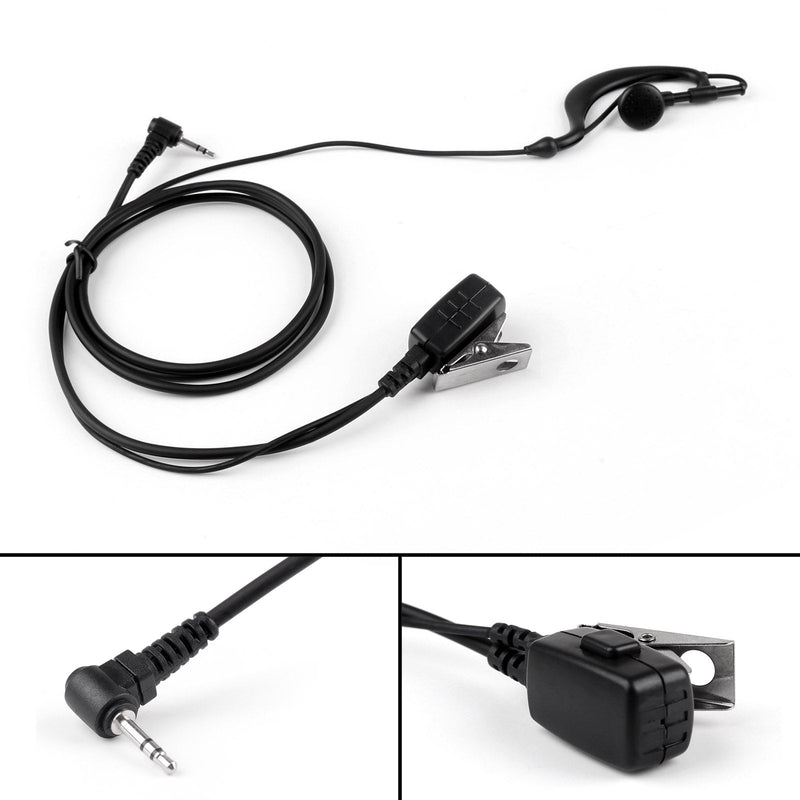 2.5mm Earhook Earpiece Headset PTT MIC For HYT TC310 TC320 Walkie Talkie Radio