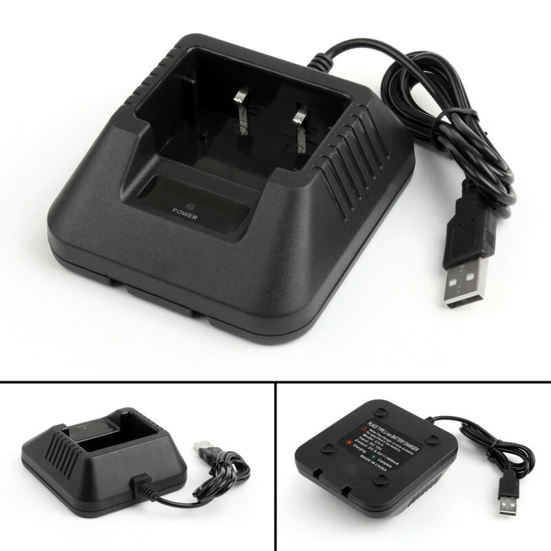USB Car Radio Battery Charger For BAOFENG BF-UV5R UV5RA UV5RB Two Way Radio