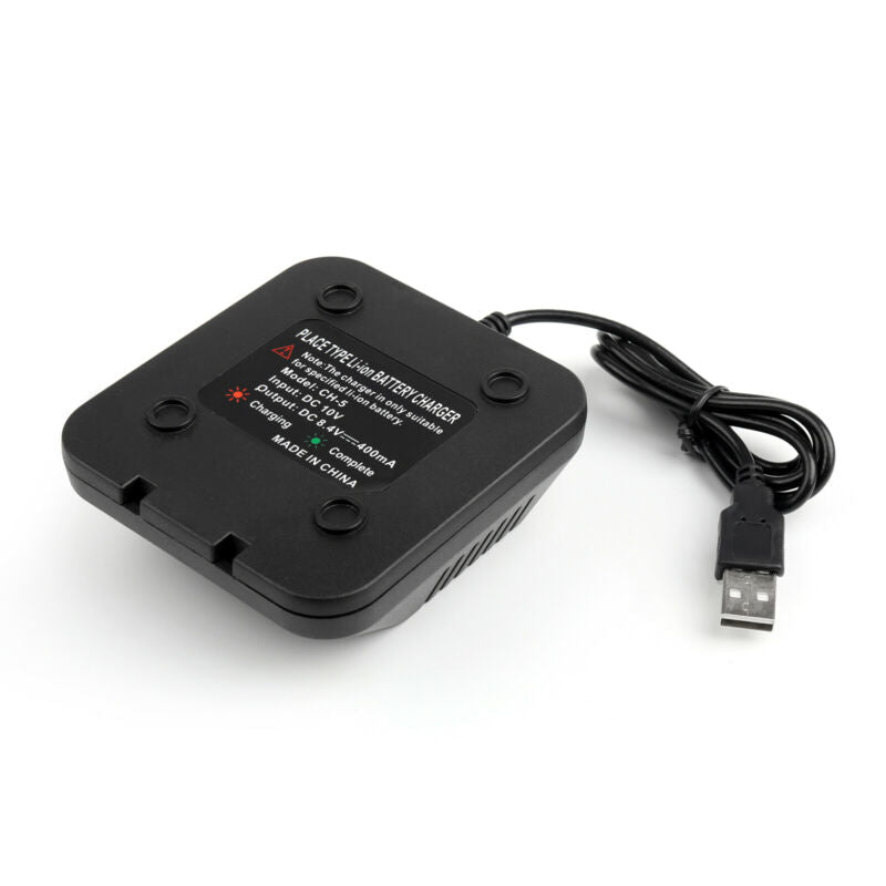 USB Car Radio Battery Charger For BAOFENG BF-UV5R UV5RA UV5RB Two Way Radio