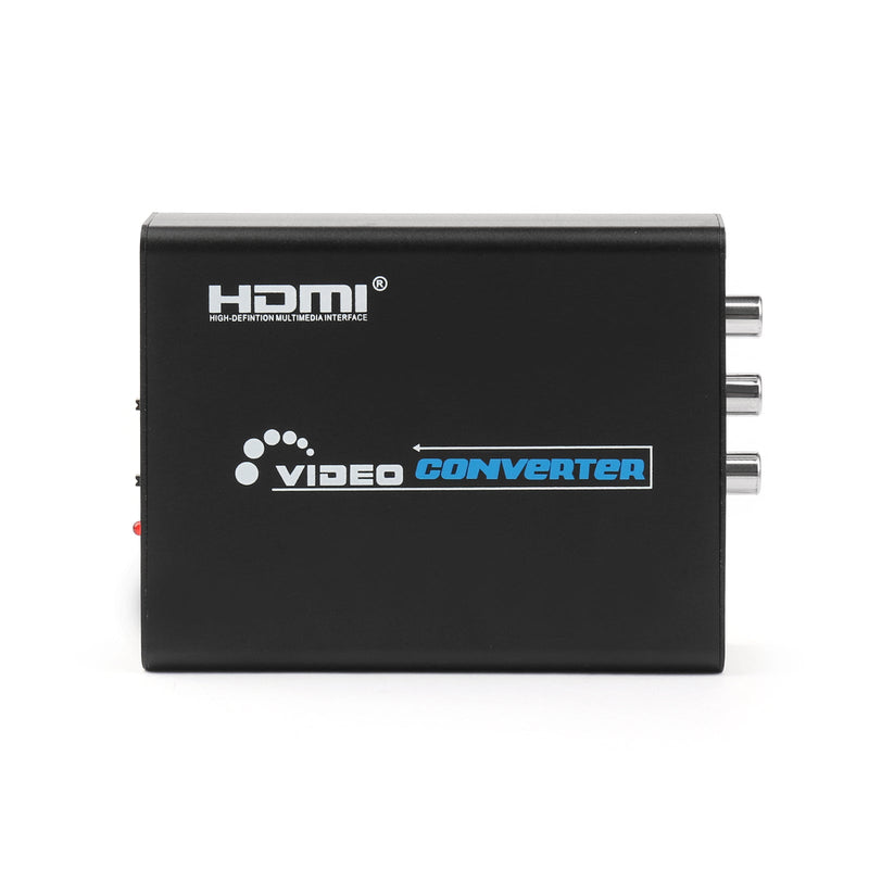 HDMI to 3 RCA AV+S-Video CVBS Composite R/L Audio 1080P Converter AU Plug Power