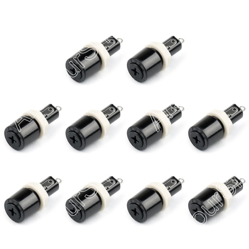 MF-528 Panel Mounting Fuse Holder 5mm x 20mm Chassis Mount Power 10A 250V