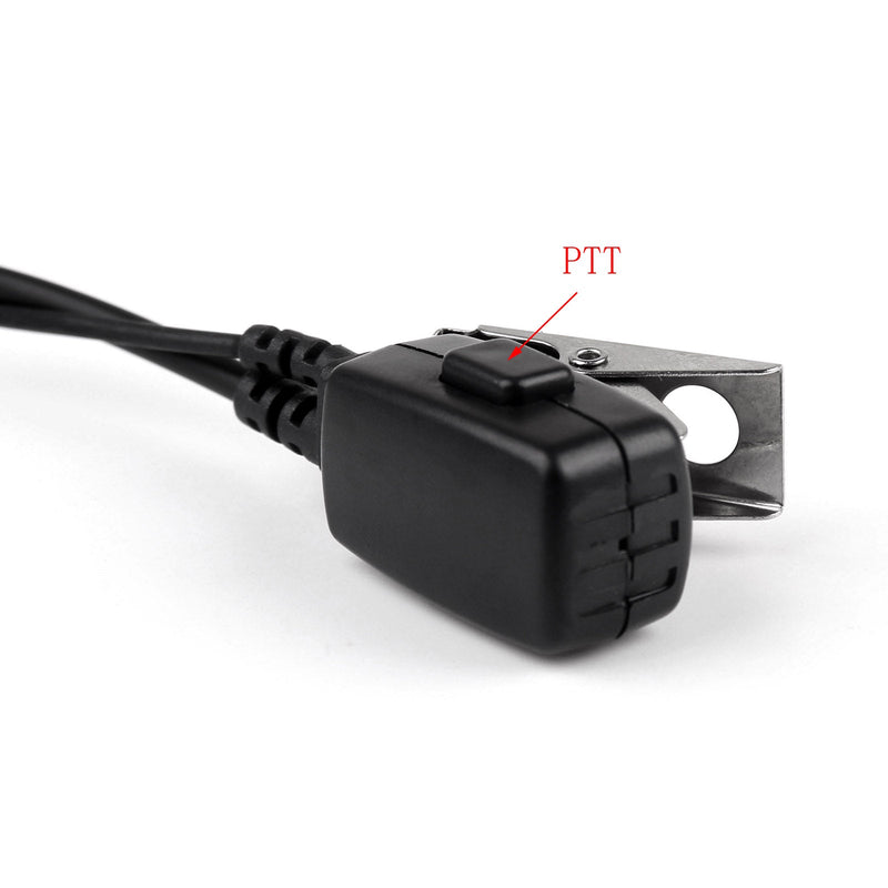2.5mm Earhook Earpiece Headset PTT MIC For HYT TC310 TC320 Walkie Talkie Radio
