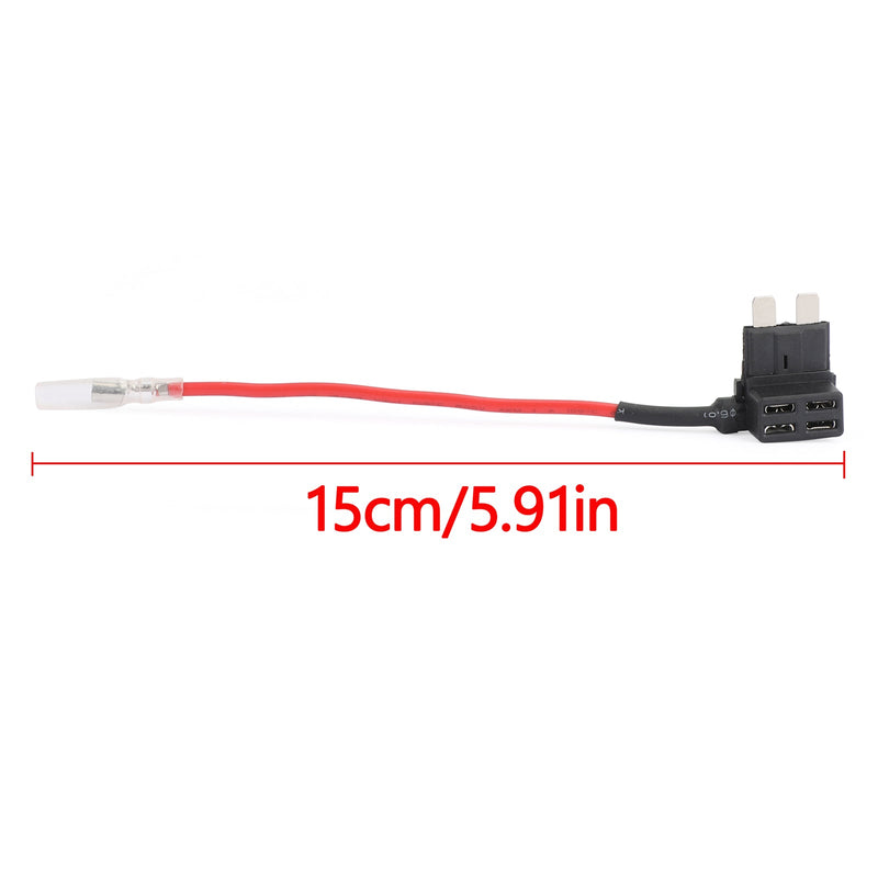 Standard Fuse Holder 10PCS Circuit Piggy Back Pluggable Medium Blade Tap Fuse box