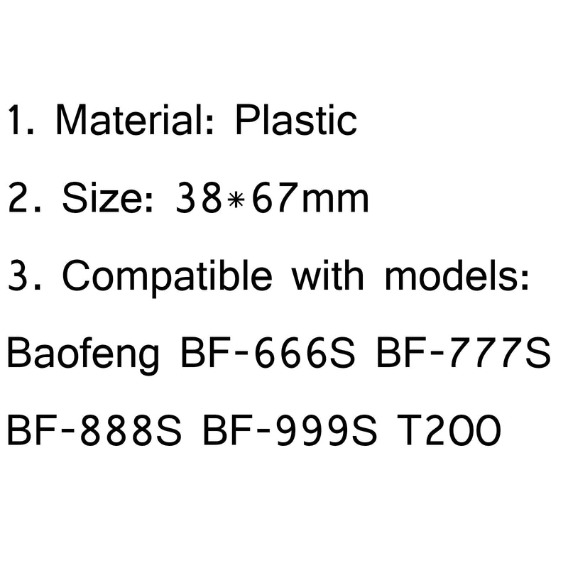 10x Battery Belt Clip For Baofeng BF-666S BF-777S BF-888S BF-999S T200 Radio