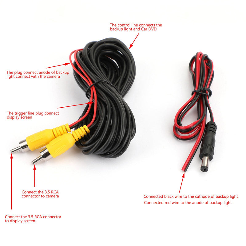 12LED Dynamic Trajectory Wireless Rear View Camera Fit For Land Cruiser 100/200