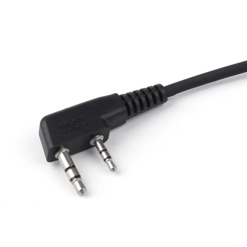 D EarPiece Headset Mic for Motorola 2-Pin CLS1110 CP100 Kenwood Baofeng Radio