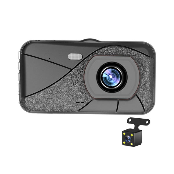 4" IPS HD 1080P Camera Car DVR Dual Lens Screen Front Rear Dash Cam Night Vision