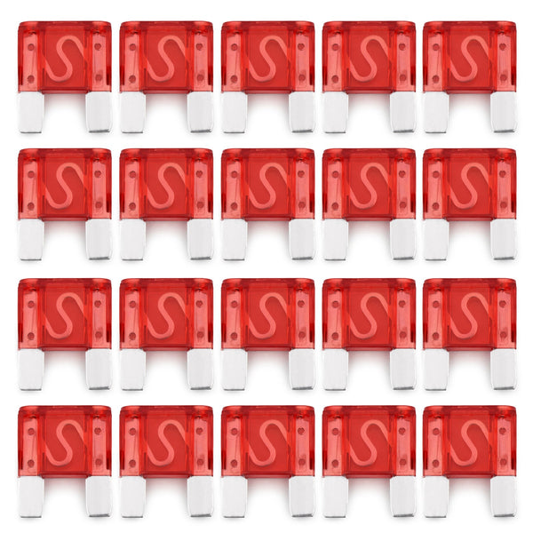 10Pcs Fuse 50 Amp 50A Large Blade Style Audio Maxi Fuse For Car RV Boat Auto