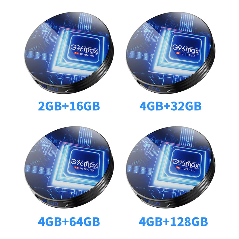 G96max x4s Smart Android 11.0 TV Box Quad Core 8K Dual Band WIFI Media Player
