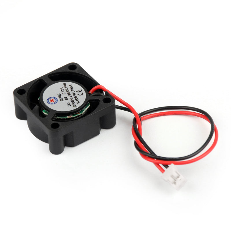 10PCS DC Brushless Cooling PC Computer Fan 5V 2510s 25x25x10mm 0.12A 2 Pin Wire