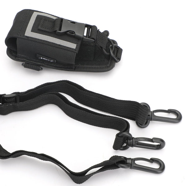 2PCS Universal Adjustable Multi-Function Radio Nylon Case Walkie Talkie Bag