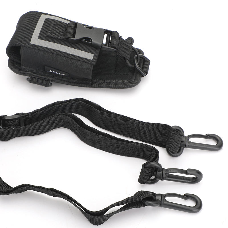 2PCS Universal Adjustable Multi-Function Radio Nylon Case Walkie Talkie Bag