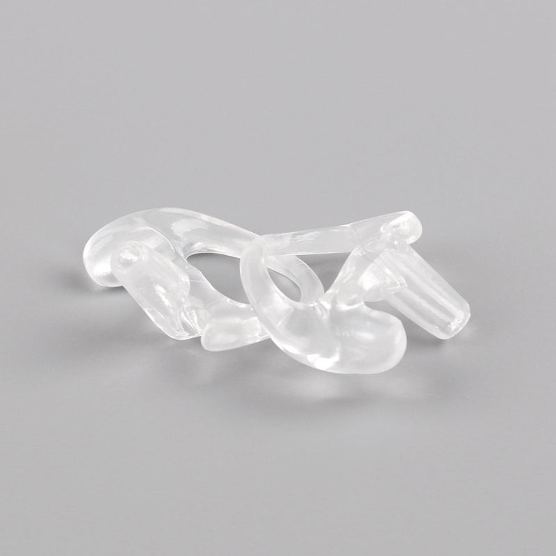 5Pair M Silicone Soft Earplug Earbud For Covert Acoustic Tube Earpiece White