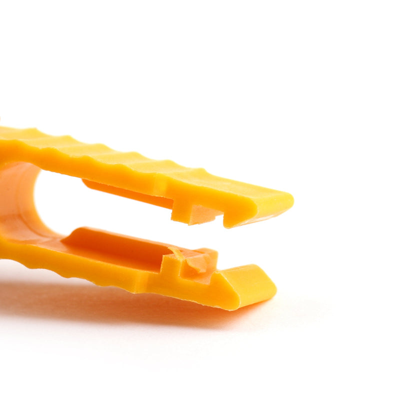 6 × Fuse Puller 30mm Car Automotive Mini Micro Blade Fuse Tool Extractor Yellow