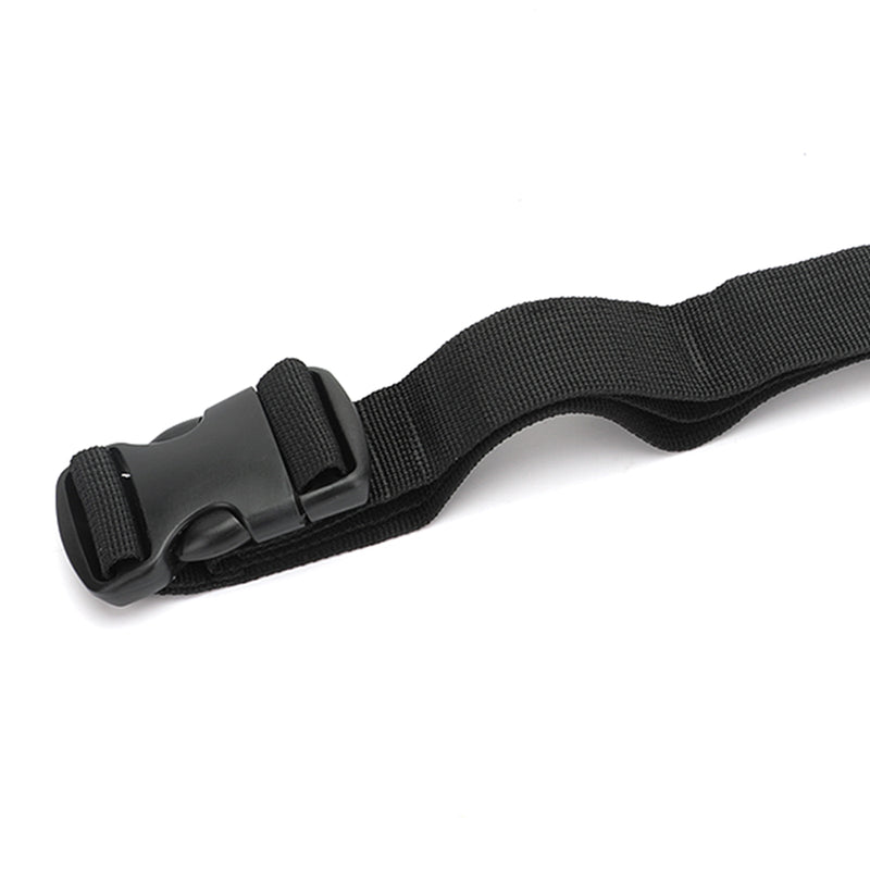 2PCS Multifunctional Adjustable Walkie Talkie Nylon Waist Outdoor Belt Black