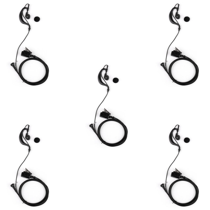 2.5mm Earhook Earpiece Headset PTT MIC For HYT TC310 TC320 Walkie Talkie Radio