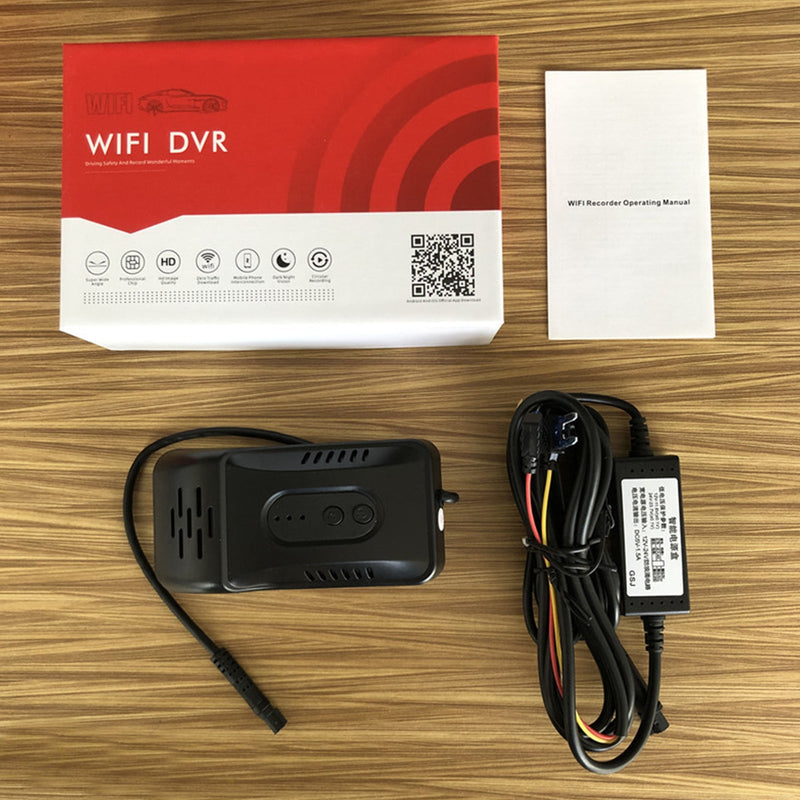 New 1080P Wifi Car Hidden DVR Front Rear Dash Cam Camera Video Recorder G-Sensor