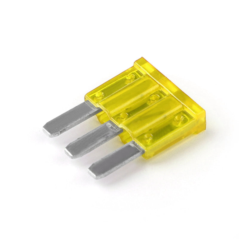 20Pcs Micro3 Fuse Automotive ATL 20A 3 Prong Micro Blade Fuse For Ford Focus