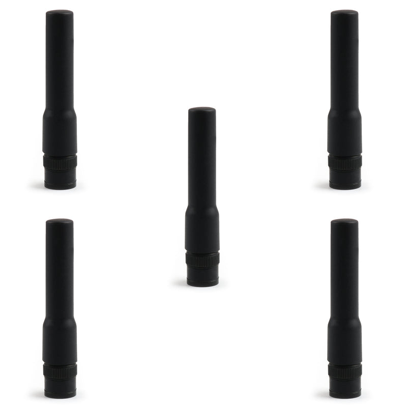 SF20 VHF F& UHF Dual Band BNC Small Flexible Stubby Radio Antenna 7cm