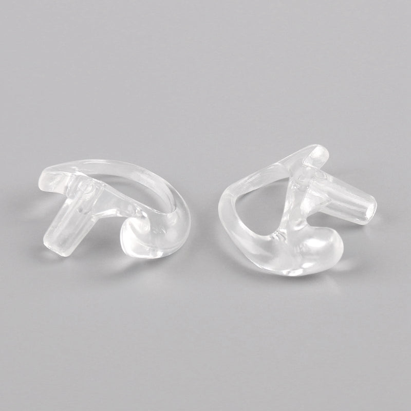 5Pair M Silicone Soft Earplug Earbud For Covert Acoustic Tube Earpiece White