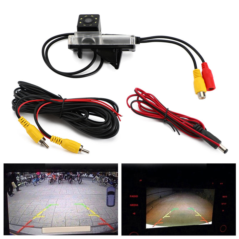 170° 8Led Reverse Parking Rearview Camera For Toyota Land Cruiser 70/100/200