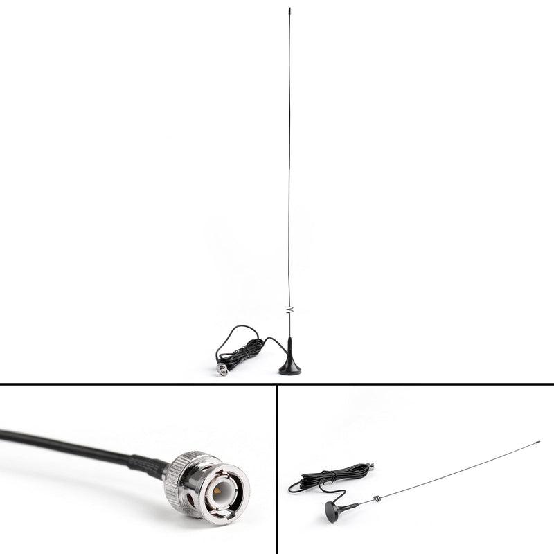 1Pcs NAGOYA UT-108 BNC Magnet Antenna VHF/UHF For TK100 TK200 IC-V8 IC-V82 Radio