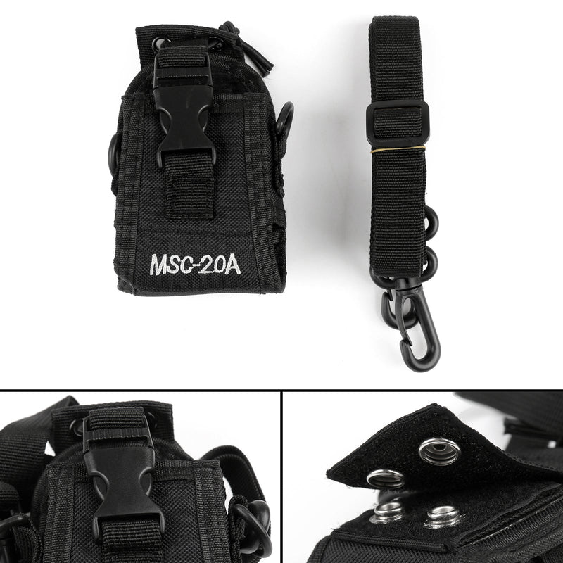 1x MSC-20A Multi-Function Radio Holder Case For BaoFeng Motorola Kenwood UV82/8D