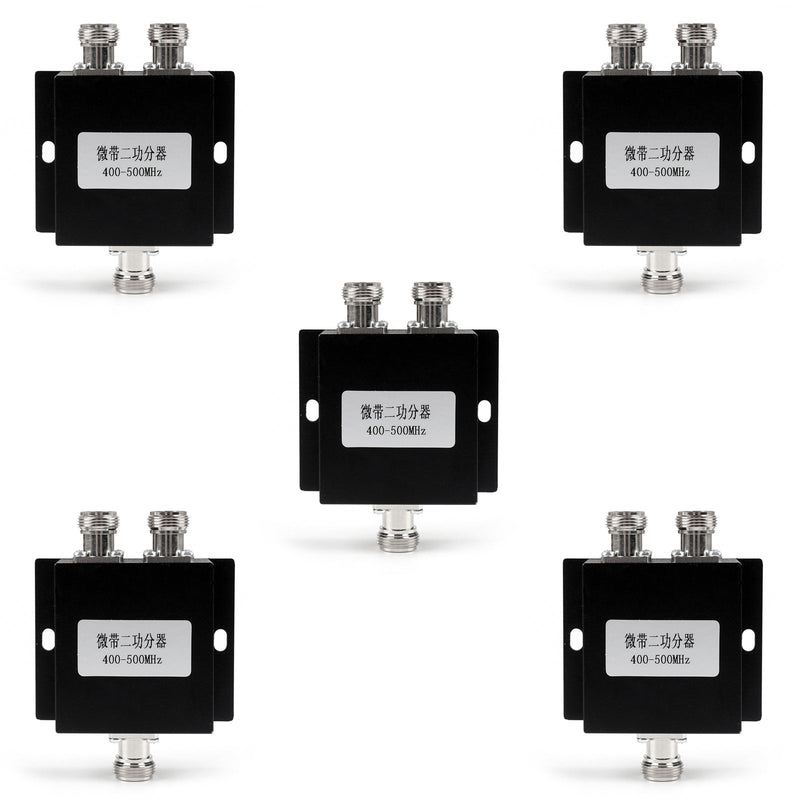 UHF 2 Way Antenna Power Splitter 400-500MHZ Radio Repeater Power Diveder