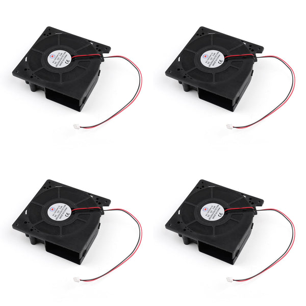4Pcs Blower Fan CPU Cooling Computer Sleeve 12V 0.4A 12032s 120x120x32mm 2 Pin