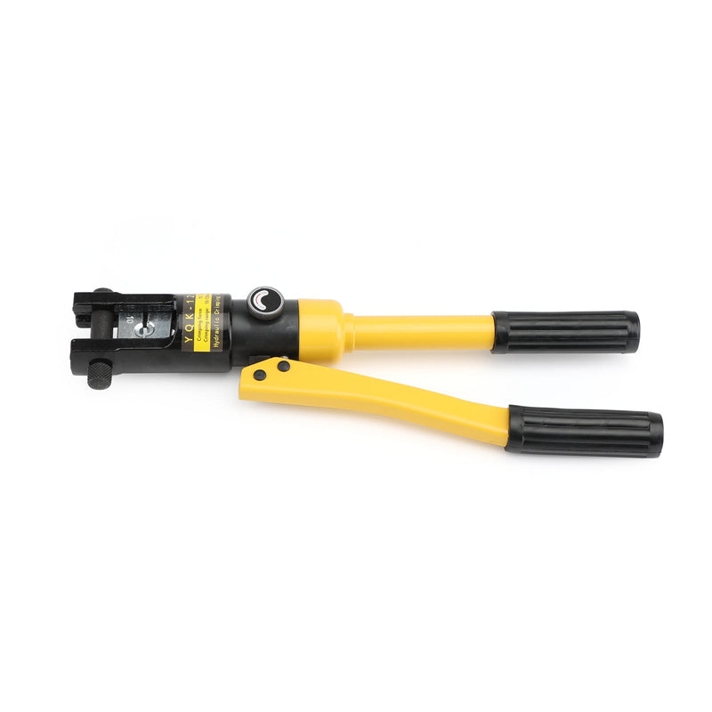 10 Ton Improved Hydraulic Wire Battery Cable Lug Terminal Crimper & 8 Dies