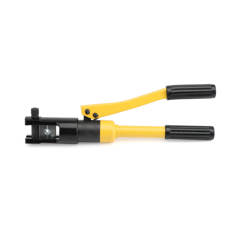 10 Ton Improved Hydraulic Wire Battery Cable Lug Terminal Crimper & 8 Dies
