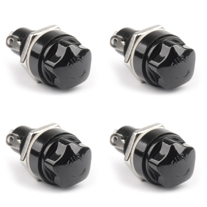 SCI R3-26 Panel Mount Chassis Fuse Holder For 5x20mm Glass Fuses 10A 250V