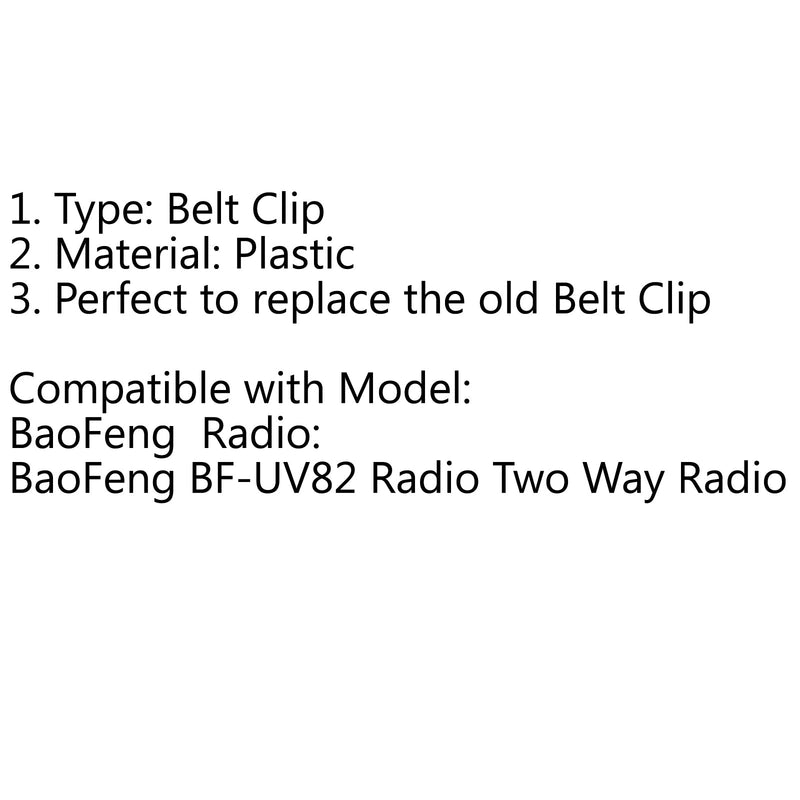 4Pcs Belt Clip Dust Cover For BaoFeng BF-UV82 Radio Two Way Radio Walkie Talkie
