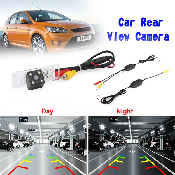 Wireless 4LED Car Rear Camera Fit for Qashqai X-Trail Geniss Sunny Pathfinder