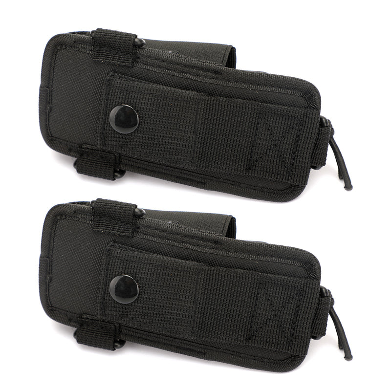 2PCS Universal Adjustable Multi-Function Radio Nylon Case Walkie Talkie Bag