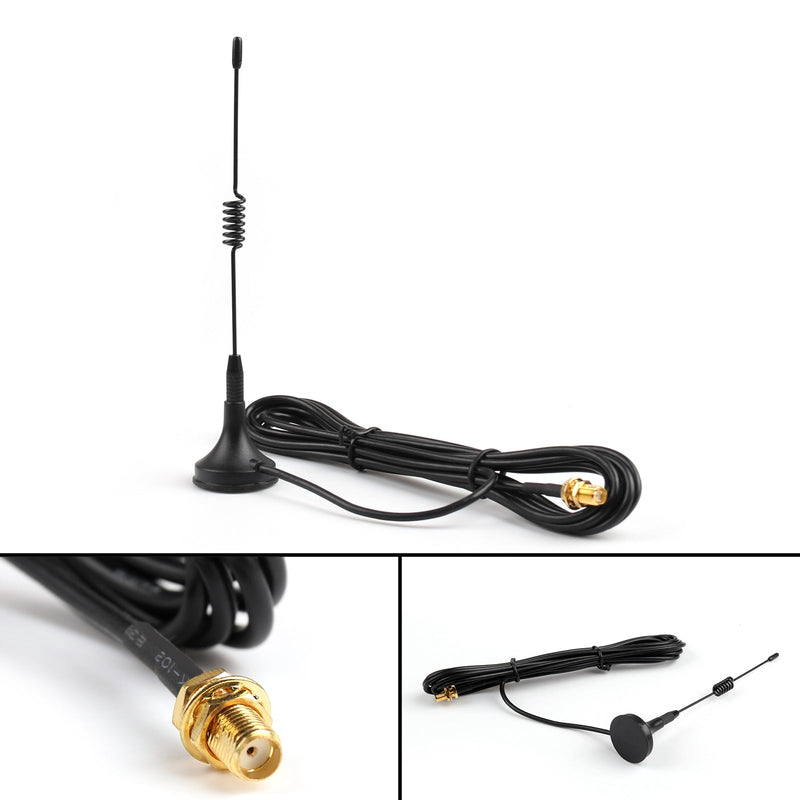 1Pcs Antenna UHF 400-470MHz Magnetic Vehicle Mounted Antenna SMA Female